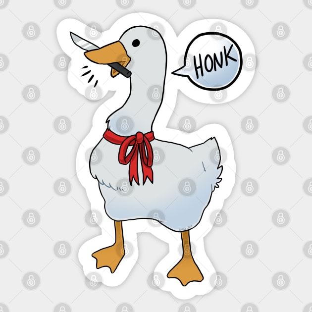 Goose Sticker by Grethe_B